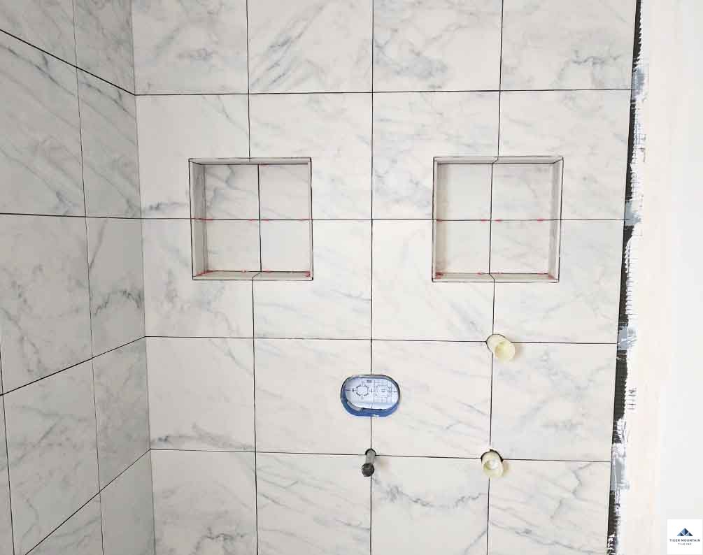 Snoqualmie bathroom remodel in progress 18