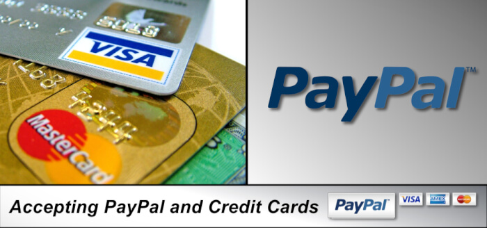 visa mastercard american express paypal